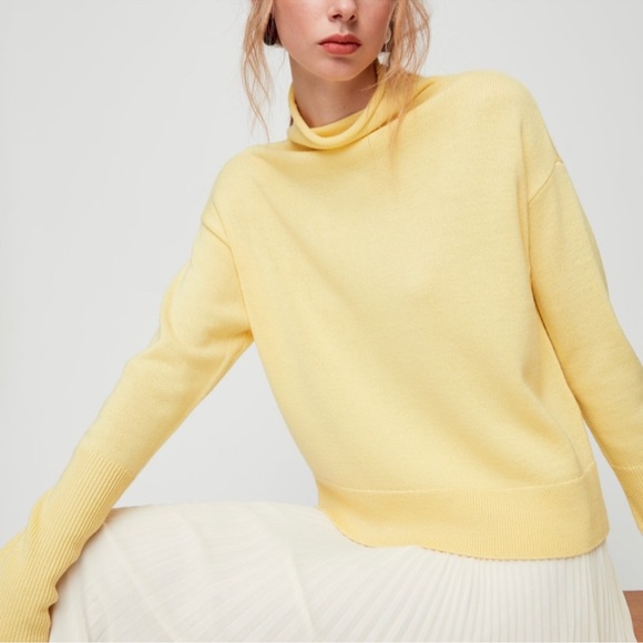 Wilfred Sweaters - Aritzia Wilfred Cyprie Sweater Long Sleeve Turtleneck Sweater Size Large